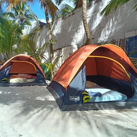 Chavez Eco Beach Camping And Cabanas Tulum Zewnętrze zdjęcie