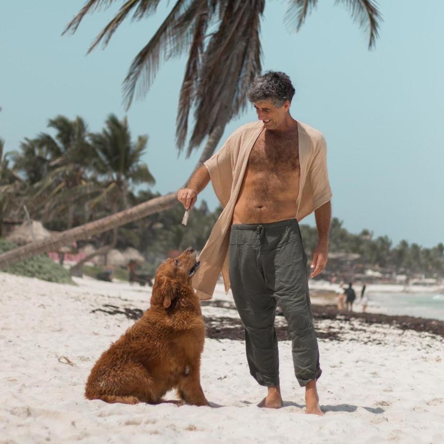 Chavez Eco Beach Camping And Cabanas Tulum Zewnętrze zdjęcie