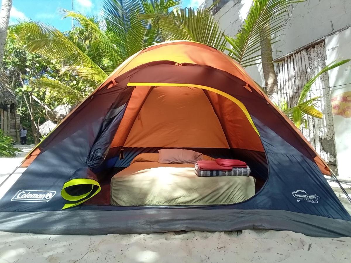 Chavez Eco Beach Camping And Cabanas Tulum Zewnętrze zdjęcie