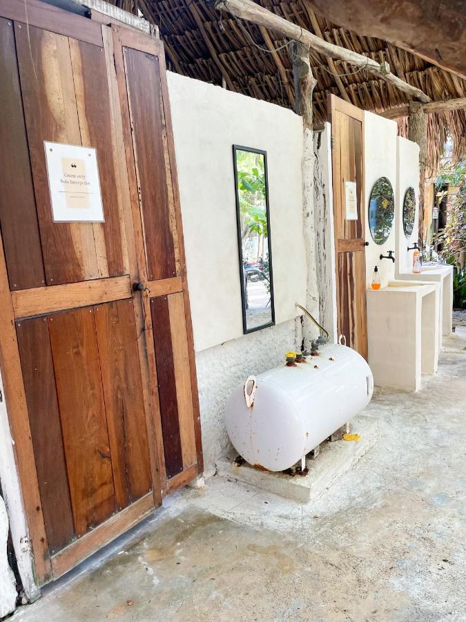 Chavez Eco Beach Camping And Cabanas Tulum Zewnętrze zdjęcie